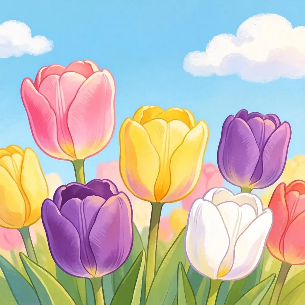 Flores Pintar por Números